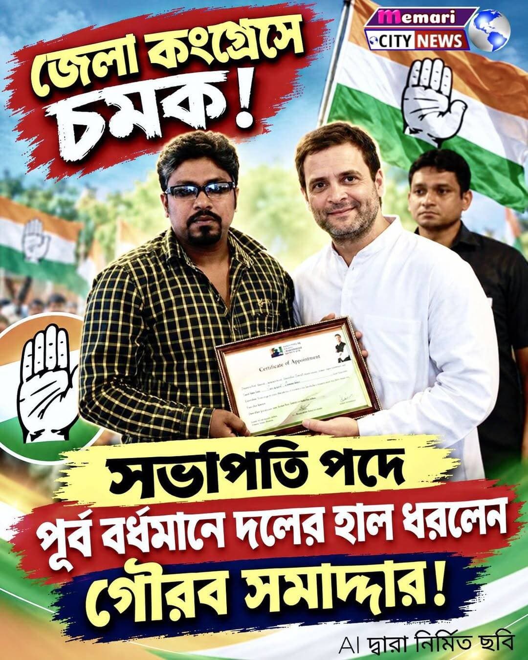 জেলা কংগ্রেসে চমক!
সভাপতি পদে পূর্ব বর্ধমানে দলের হাল ধরলেন গৌরব সমাদ্দার!
<nis:link nis:type=tag nis:id=memaricity nis:value=memaricity nis:enabled=true nis:link/> <nis:link nis:type=tag nis:id=public nis:value=public nis:enabled=true nis:link/> <nis:link nis:type=tag nis:id=nonfollower nis:value=nonfollower nis:enabled=true nis:link/> <nis:link nis:type=tag nis:id=congress nis:value=Congress nis:enabled=true nis:link/>