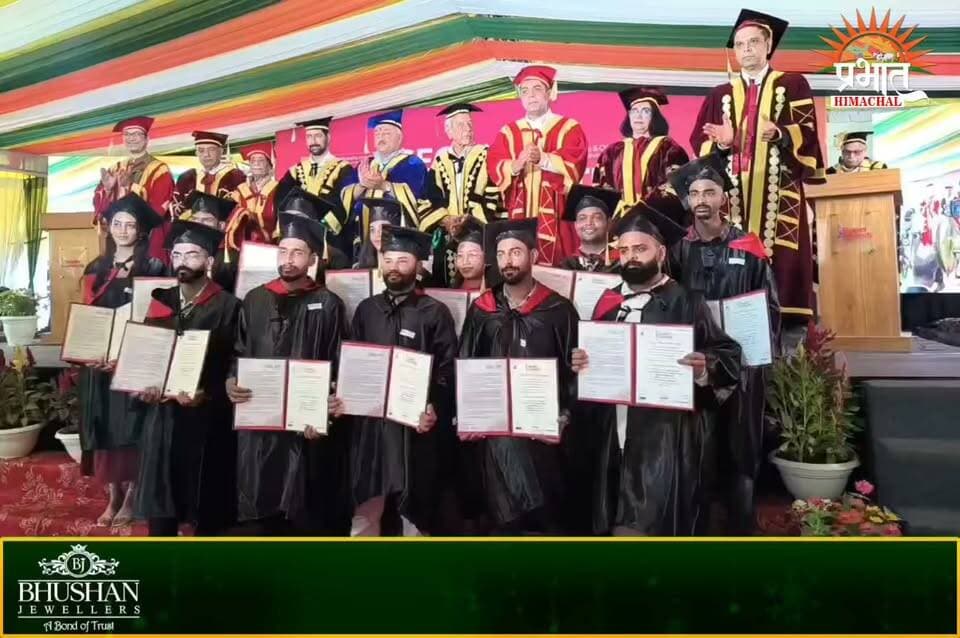 1,047 विद्यार्थियों को मिली डिग्री, शूलिनी यूनिवर्सिटी में मनाया गया दूसरा CDOE दीक्षांत समारोह