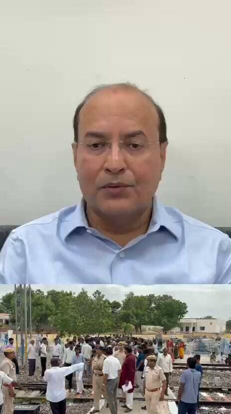 उत्तर-पश्चिमी रेलवे के महाप्रबंधक शर्मा ने किया रतनगढ़ स्टेशन का निरीक्षण, रास्ते की मांग को लेकर महिलाओं ने रोका जीएम का रास्ता