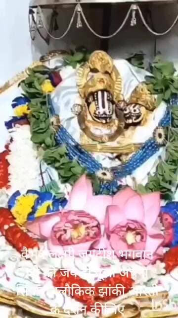 वैभव लक्ष्मी जगदीश भगवान जी की जय हो पूजा अर्चना सिंगार अलौकिक झांकी आरती के दर्शन