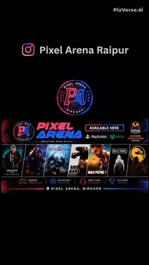 🎮 बीरगांव में बच्चों और Gaming Lovers के लिए नया Gaming Zone!
Pixel Arena Gaming Zone में Digital PX2, PX4 & Xbox Gaming का मज़ा लें। दोस्तों के साथ खेलें, compete करें और enjoy करें!
📍 NKD Hospital के सामने, विशाल कॉलोनी, Birgaon
⚠️ ध्यान दें: बच्चों को गेम उनकी उम्र के अनुसार और अभिभावकों की निगरानी में खेलने दें।
News22 Bharat इस वीडियो के माध्यम से केवल प्रचार/विज्ञापन कर रहा है।
#PixelArena #PixelArenaGamingZone #Birgaon #BirgaonGaming #GamingZone KidsGaming VideoGames Xbox PX4 PX2 Raipur Chhattisgarh