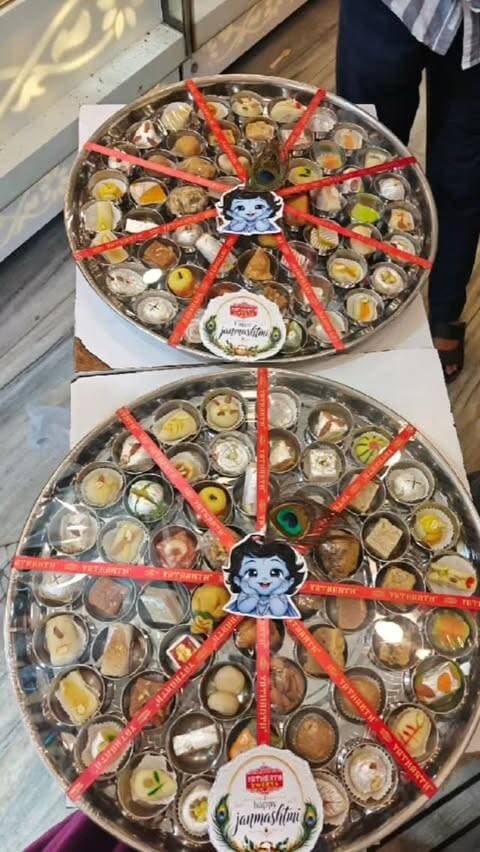 Chappan Bhog Thaal 🎉🕉️
#chappanbhog #krishnabhog #krishna #janmashtami #bhog