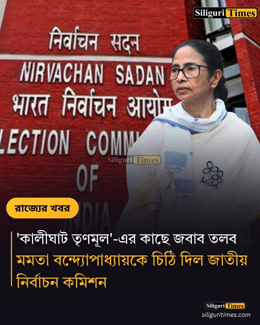 'কালীঘাট তৃণমূল'-এর কাছে জবাব তলব, মমতা বন্দ্যোপাধ্যায়কে চিঠি দিল জাতীয় নির্বাচন কমিশন