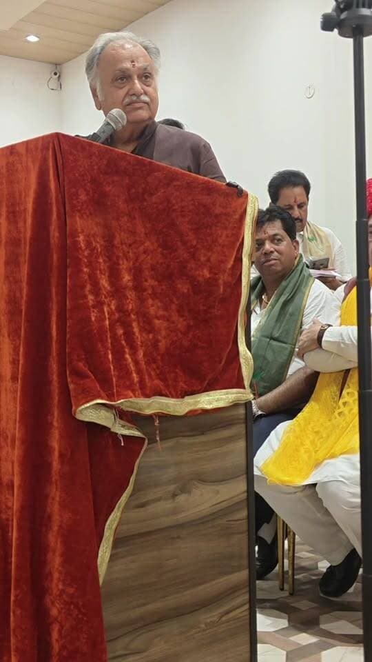 सिरसा गोलछा पैलेस से लाइव तस्वीर ब्राह्मण महासभा का मिलन वह सम्मान समारोह लाइव तस्वीर