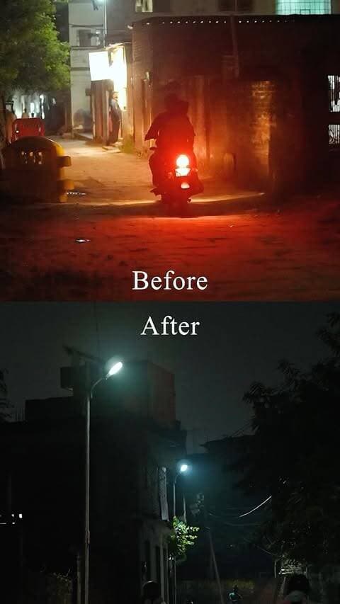 कुछ दिन पहले प्रवीण IAS ने स्ट्रीट लाइट की समस्या को लेकर आवाज़ उठाई थी। अब खुशी की बात है कि उस समस्या का समाधान हो चुका है। 💡❤️
इस समस्या के समाधान के लिए नगर निगम का सच्चे दिल से धन्यवाद। 🙏
बदलाव ही प्रगति की नींव है।
जब समस्या सामने लाई जाए और उसका समाधान भी ज़मीन पर दिखाई दे, तभी बदलाव सार्थक होता है। ❤️