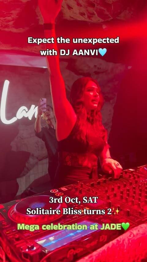 Solitaire Bliss Is turning 2, Two Years. One Iconic Celebration. 🔥
@djaanvi09 takes over JADEClub. 🎧
Delhi <—-> Tinsukia✨
3rd Oct (SAT)
Mega Celebration💚
📲9181030066