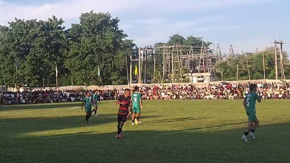 বীৰ বীৰছা মুণ্ডা সোঁৱৰণী ফুটবলৰ চূড়ান্ত খেল পঞ্চম আসম কামাণ্ডো বেটলিয়ান বনাম ইউ কে বি মনিপুৰ।