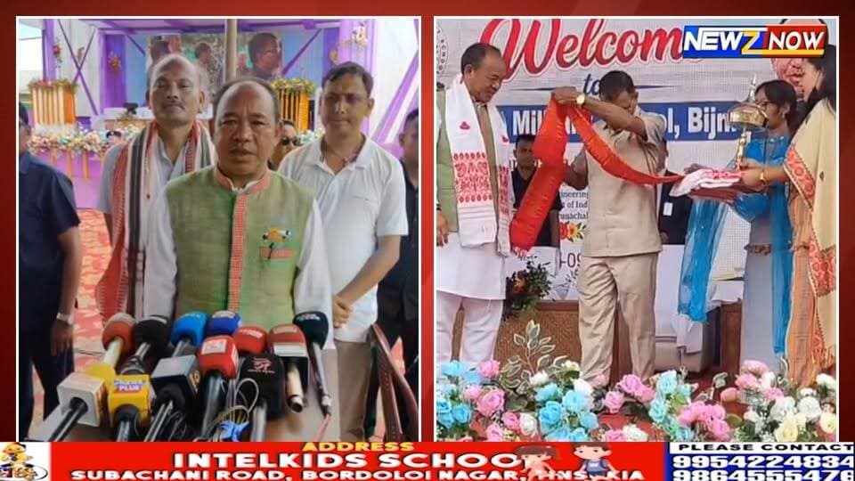 ‘আছাম নৰ্থ ইষ্টৰ সবাতোকৈ ডাঙৰ ভাই’
‘Seven States-ৰ আঙুলি ধৰি অসম ডাঙৰ হৈছে’
চিৰাঙৰ বিজনীৰ হাৱাৰ গাওঁস্থিত নৰ্থ ইষ্ট মিলিটাৰী স্কুল পৰিদৰ্শন কৰি এই মন্তব্য অৰুণাচল প্ৰদেশৰ গৃহমন্ত্ৰী মামা নাটুঙৰ