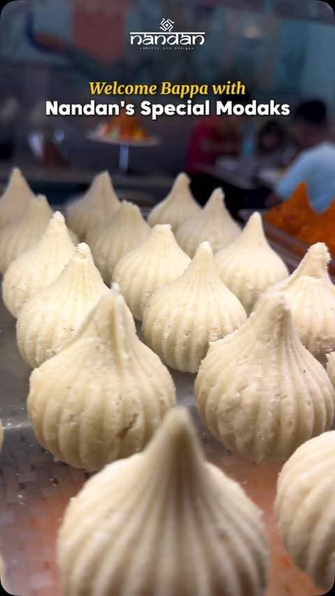 ✨ A Festive Indulgence, Made for Bappa. ✨
Savour the exquisite taste of our Special Modaks at Nandan Sweets — crafted with tradition, elegance, and the finest flavours. 🤍
Celebrate Ganesh Chaturthi with sweetness, the Nandan way. 🙏✨
#NandanSweets #SpecialModak #GaneshChaturthi #FestiveIndulgence #GanpatiBappaMorya