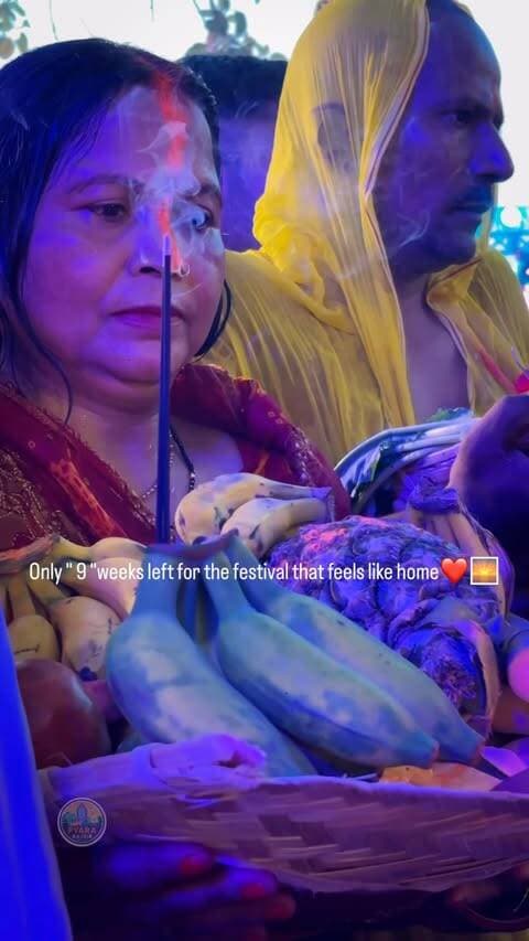 Only “ 9 “weeks left for the festival that feels like home❤️🌅 #chhathpuja #mahaparbchhathpuja🙏🙏☀️🌞☀️