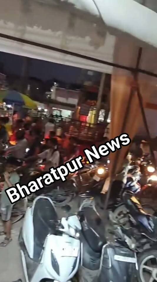 भरतपुर - लक्ष्मण मंदिर पर जाम...