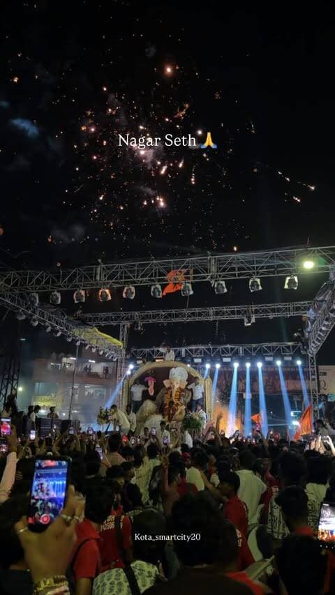 Nagar Seth ji 🙏❤️
#ganesh #kota #reels