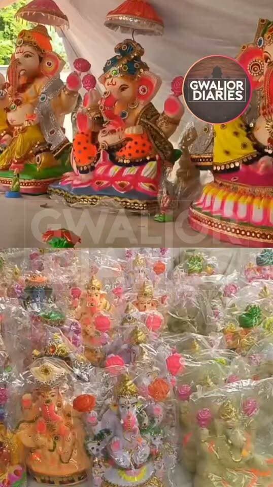 गणपति बप्पा के स्वागत को सजा ग्वालियर, बाजारों में बढ़ी रौनक; इस बार 12 दिन विराजेंगे गणपति बप्पा...