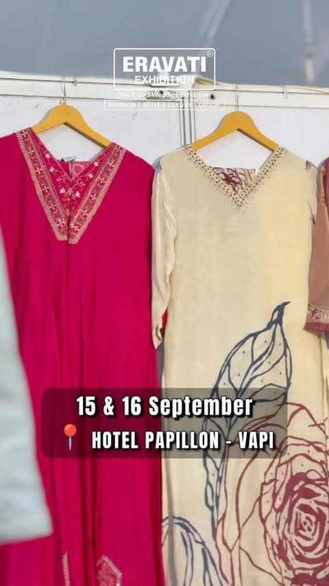 VAPI !! - Let’s witness the new era of Fashion with #EravatiExhibition ,
.
Immerse yourself in the magic of WEDDING at our exclusive FESTIVAL NAVRATRI 𝐒𝐩𝐞𝐜𝐢𝐚𝐥 - 𝐖𝐞𝐝𝐝𝐢𝐧𝐠 & 𝐋𝐢𝐟𝐞𝐬𝐭𝐲𝐥𝐞 𝐄𝐱𝐡𝐢𝐛𝐢𝐭𝐢𝐨𝐧!
.
Discover a dazzling collection of designer bridal wear, exquisite footwear, luxurious handbags, and stunning accessories, all crafted with impeccable attention to detail.
.
Join us and celebrate style, tradition, and the beauty of the season in one extraordinary event!
.
𝐃𝐚𝐭𝐞: 15 | 16 SEPTEMBER- 𝟐𝟎𝟐6’
𝐕𝐞𝐧𝐮𝐞:HOTEL PAPILLON,
Vaishali char Rsata
NH-8 GIDC #VAPI
.
For stall booking & Sponsorship
Contact us on:- 9377776777 | 9151313613
.
#ExhibitionInVapi #WeddingExhibition #Fashiondesigner Shopping
NRI nrilife nrivapi vapi vapicity summer2025 summercollection
fashion2k25 wedding weddingcollections nri2025 NRIWEDDING