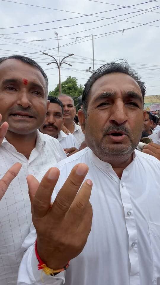 सांचौर भाजपा की जीत पर ख़ुशी कार्यकता