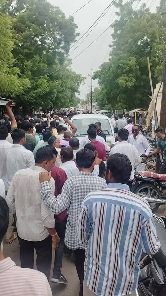 सांचौर में बीजेपी का बोर्ड बना... #लाइव