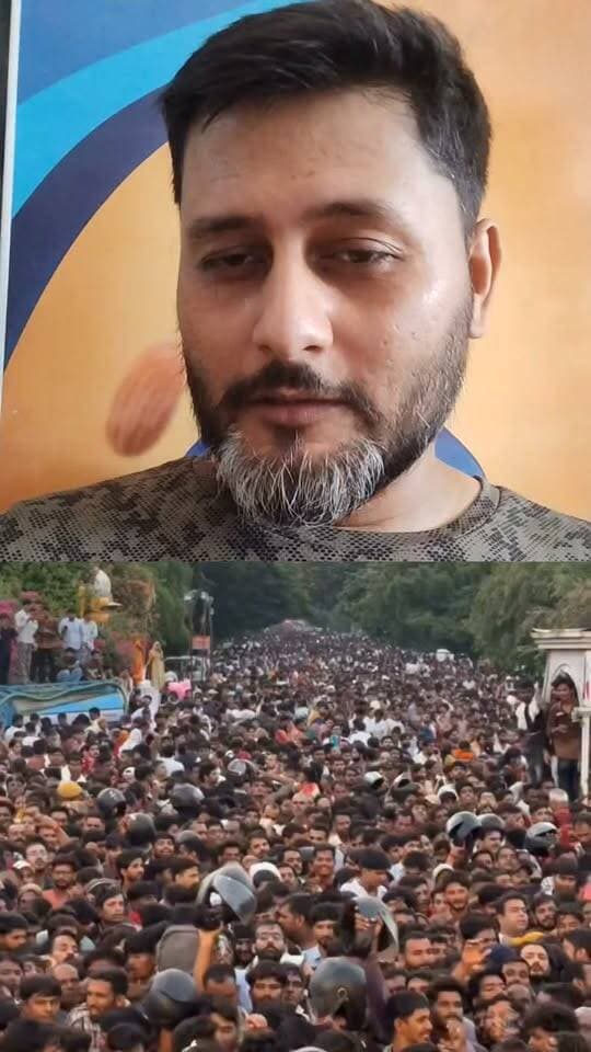 मेंहदी के लिए उमड़ी लाखों की भीड़