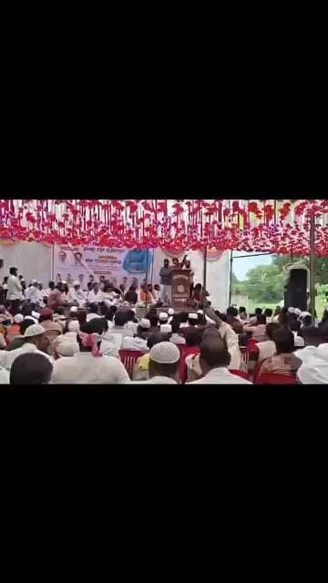 सिल्लोड तालुक्यातील बोरगांव सारवाणी येथील गावकऱ्यांच्या वतीने इद्रिस मुलतानी यांचा नागरी सत्कार करण