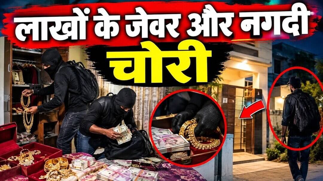Gurugramnews: लाखों के जेवर और नगदी चोरी #viralnews