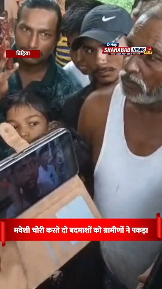 मवेशी चोरी करते युवक पकड़ा गया, पुलिस के हवाले