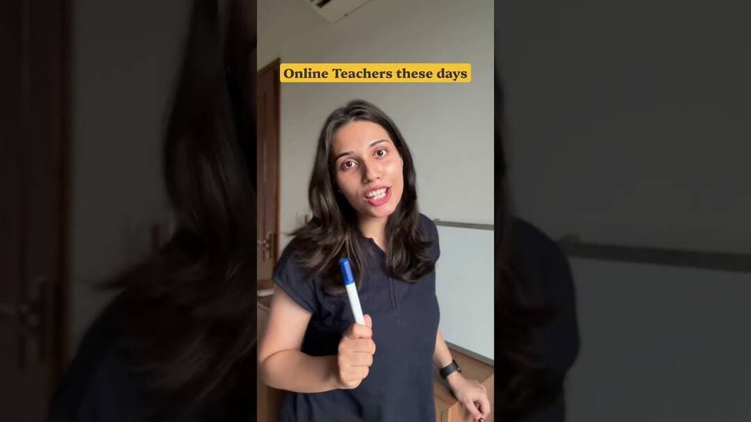 Online teachers these days | Salonayyy | Saloni Gaur