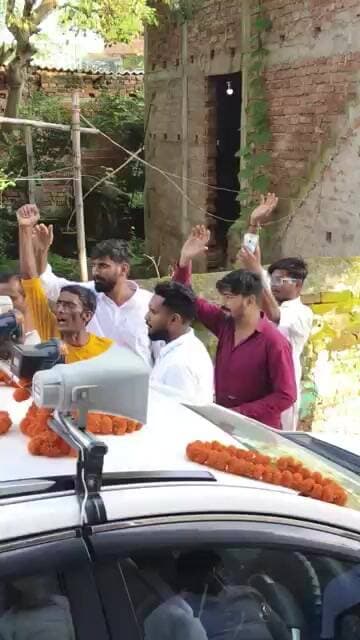 तिलौथू के सरैया में पहुंचे बिहार सरकार के मंत्री जमा खान। समर्थकों ने किया भव्य स्वागत।