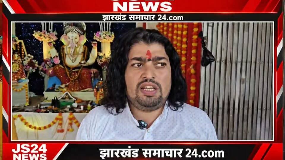 सिमडेगा राम जानकी मंदिर में भव्य गणेश प्रतिमा स्थापित कर शुरू हुआ पांच दिनों का गणेश महोत्सव