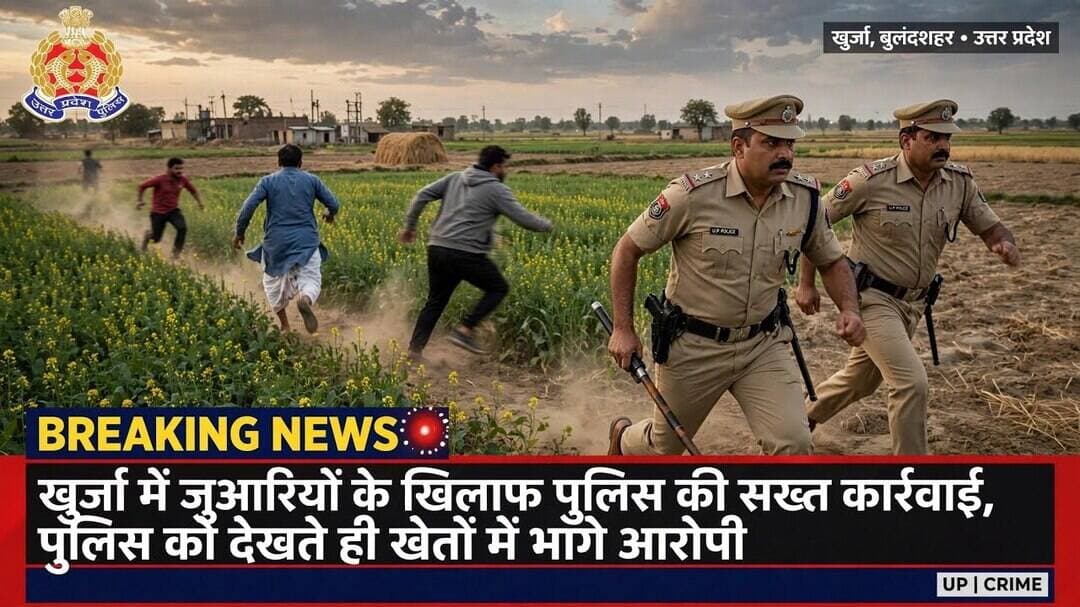 #खुर्जा #बुलंदशहर #पुलिसकार्रवाई #जुआरी #जुआ #क्राइम #खुर्जानगर #बुलंदशहरन्यूज #BreakingNews