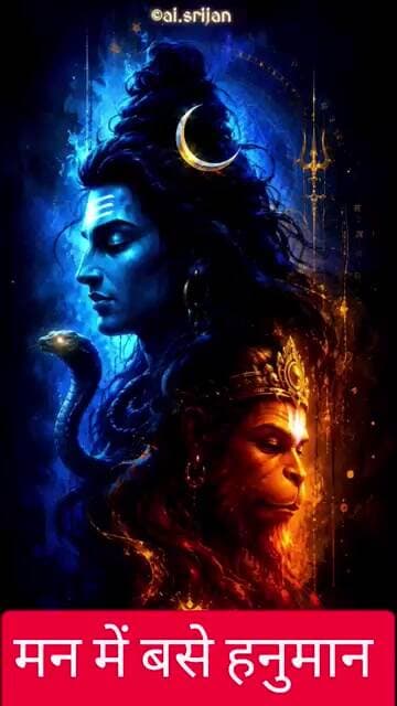 कण कण में हैं मेरे राम मन में बसते हैं हनुमान #ram #shiv #hanuman #bajrangbali #trending