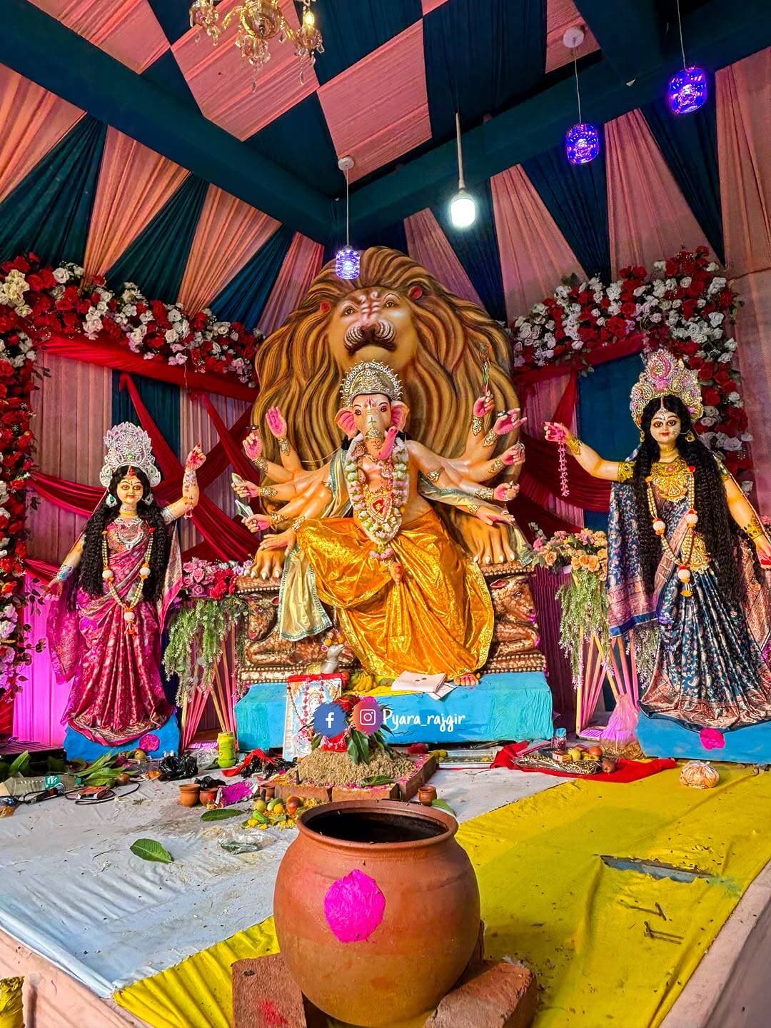 गणपति बप्पा मोरया…🙏 #pyararajgir #rajgir #ganeshchaturthi