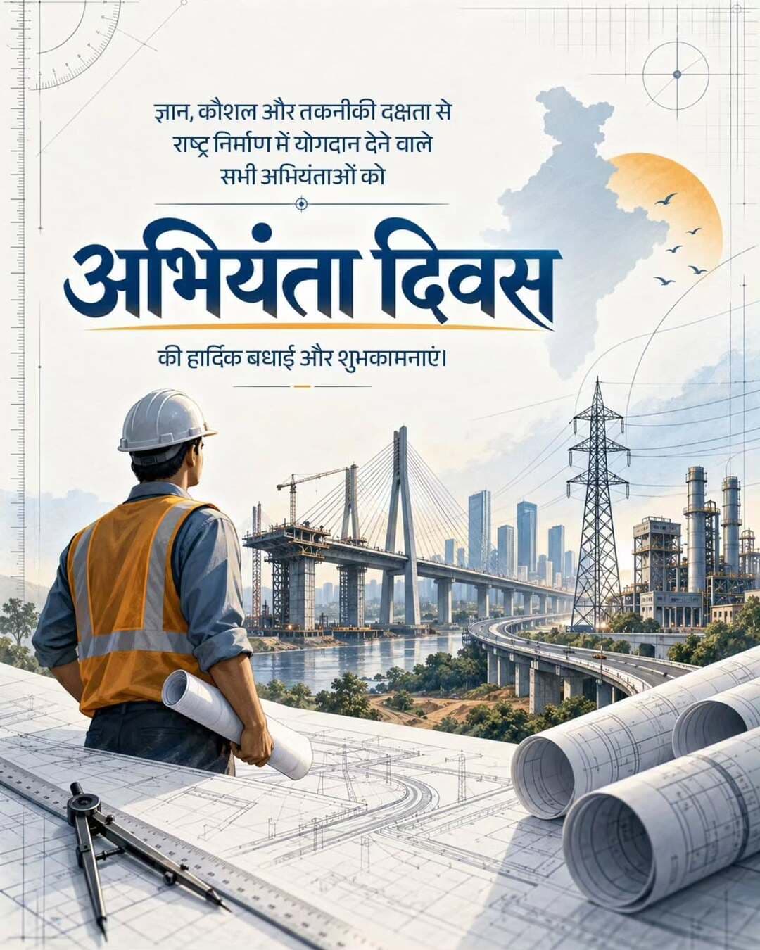 ‘अभियंता दिवस’ पर प्रदेश के नवनिर्माण एवं विकास में योगदान दे रहे समस्त अभियंताओं को हार्दिक बधाई एवं शुभकामनाएं।
@chhattisgarhcmo @dpr.chhattisgarh