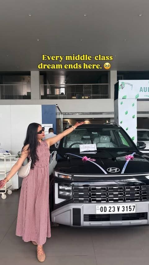 A dream we once talked about, now parked in our driveway. 🥹❤️
#Motivation #happiness #dream #hyundai #car