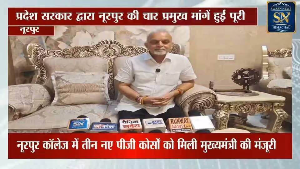* वन विकास निगम के निदेशक योगेश महाजन ने मुख्यमंत्री का जताया आभार
* कॉलेज में तीन नए पीजी कोर्स, सिविल अस्पताल में पांच नए डॉक्टर, गौ सदन को 40 लाख और तालाब में दो बोट की मंजूरी