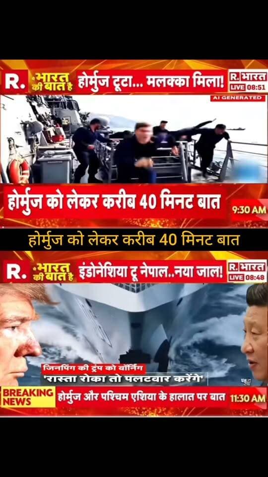 हॉर्मुज़ को लेकर बढ़ा तनाव, ईरान पर हमले की चर्चा और चीन के साथ बदलते वैश्विक समीकरणों ने दुनिया का ध्यान अपनी ओर खींच लिया है। 🌍⚠️
मोदी–पुतिन की मुलाकात से लेकर BRICS और अंतरराष्ट्रीय राजनीति तक, हर अपडेट बेहद अहम है।
👉 ऐसी ही बड़ी और ताज़ा खबरों के लिए ApkaSheharLiveNews को सपोर्ट करें।
❤️ वीडियो को Like करें
💬 अपनी राय Comment में बताएं
🔄 पोस्ट को Share करें
🔔 ApkaSheharLiveNews को Follow करें और हमारे चैनल का सपोर्ट करें।
आपका एक Like, Comment, Share और Follow हमारे लिए बहुत बड़ा सपोर्ट है।
#ApkaSheharLiveNews #BreakingNews #LatestNews #Iran #China #BRICS #Trump #Putin #Modi #Hormuz #WorldNews #GlobalTension #IndiaNews #NewsUpdate #TrendingNews #ViralNews #InternationalNews