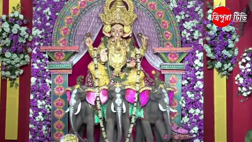 বিশালগড় মণ্ডল গণপতি উৎসব থেকে সরাসরি