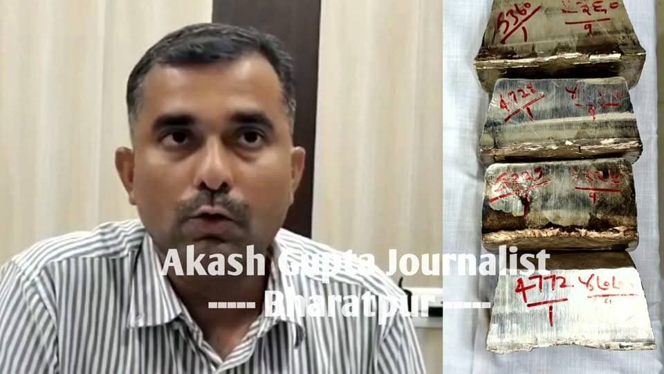 #भरतपुर। भुसावर पंचायत समिति के घूसखोर सहायक अभियंता गोविंद प्रसाद के घर मिला खजाना..