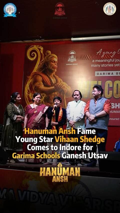 A Day Our Garimayans Will Remember!
Today, the Garima Family had the incredible opportunity to welcome Vihaan Shedge, the young actor from Hanuman Ansh, to GVV & SGVM.
From heartfelt interactions and inspiring conversations to the excitement of meeting someone they had watched on screen, the day was filled with smiles, energy, and unforgettable memories.
A beautiful experience that brought the world of cinema a little closer to our students.
Thank you, Vihaan, for making this day so special!
#GarimaFamily #VihaanShedge #HanumanAnsh #Garimayans #GVV SGVM