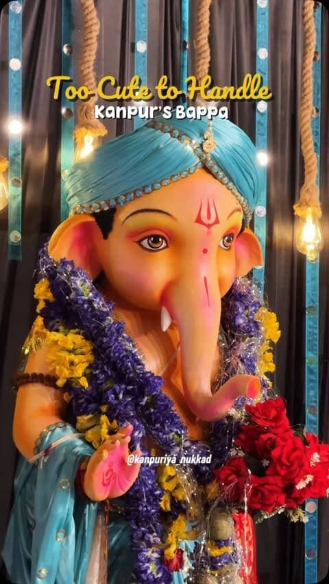Kanpur mein mile sabse cute Gannu! 🥹🐘💖
Bappa ka ye pyaara sa roop dil jeet raha hai. ✨🙏
Ganpati Bappa Morya! ❤️🌺