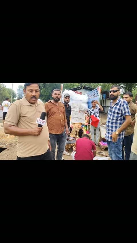 पाली जिला के भाचुंदा से गणपति की मूर्ति लेने पहुंचे शिवगंज #breaking