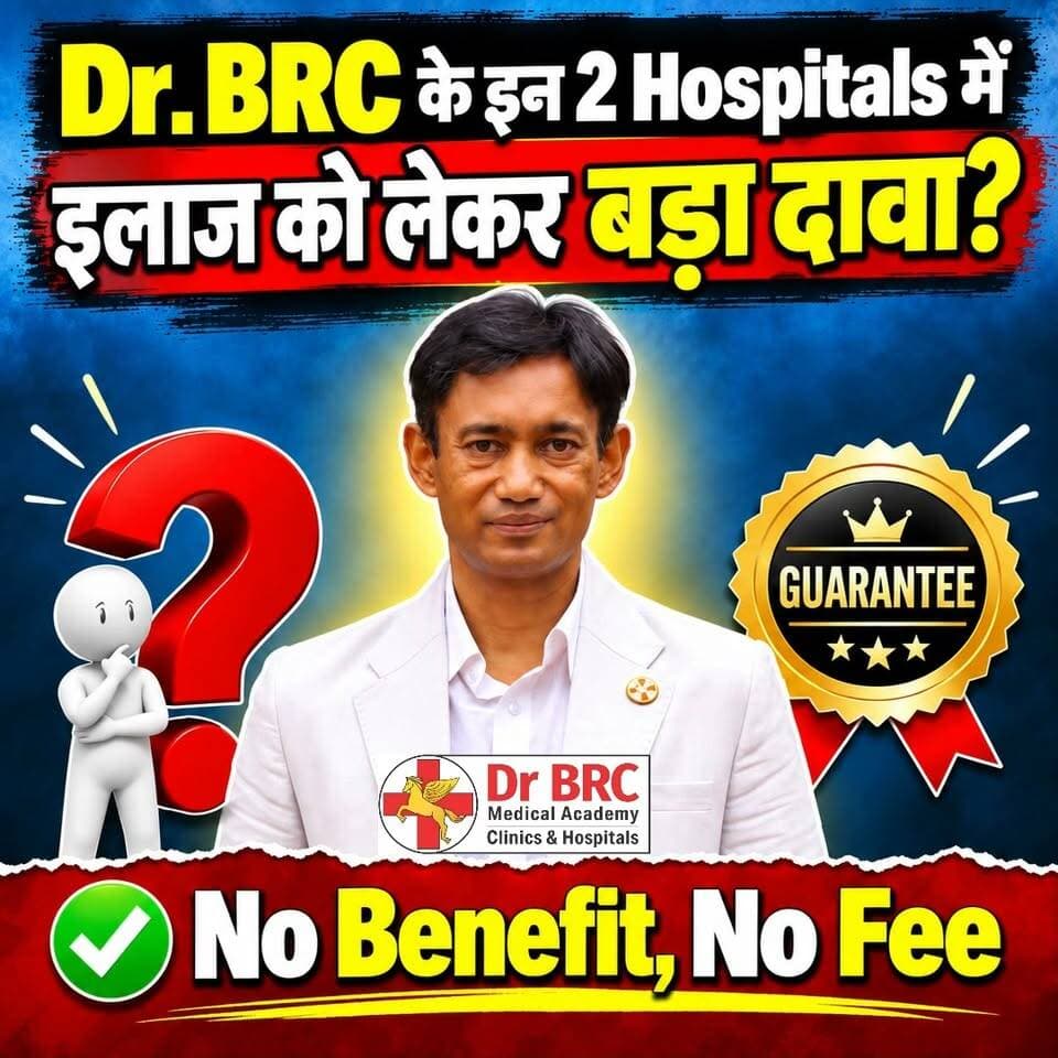 Dr. BRC के इन 2 Hospitals में इलाज को लेकर बड़ा दावा! 🏥
“No Benefit • No Fee” — आखिर क्या है यह पहल?
जानिए Dr. BRC Hospitals की इस पहल के बारे में 👇
To watch Full Video, go to: www.biswaroop.com/5sept26
📞 Helpline Number: 9312286540
📲 WhatsApp Number: 9560979433
#DrBRC #NoBenefitNoFee #DrBRCHospitals #HealthcareInitiative #DrBRCProtocols