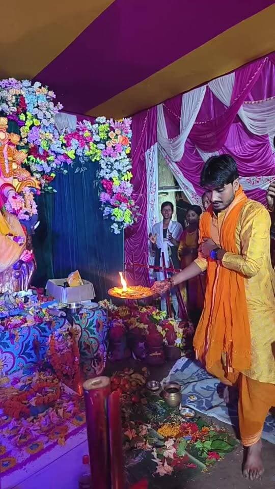 आज गणेश जी को लगेगा छप्पन भोग, आरती में उमड़ेगा पूरा गांव ❤️🙏