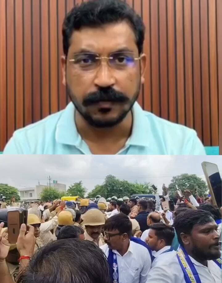 #गोण्डा आते समय पुलिस व नगीना सांसद हुई झड़प व विरोध का जिम्मेदार चन्द्रशेखर ने एक SI को ठहराया।