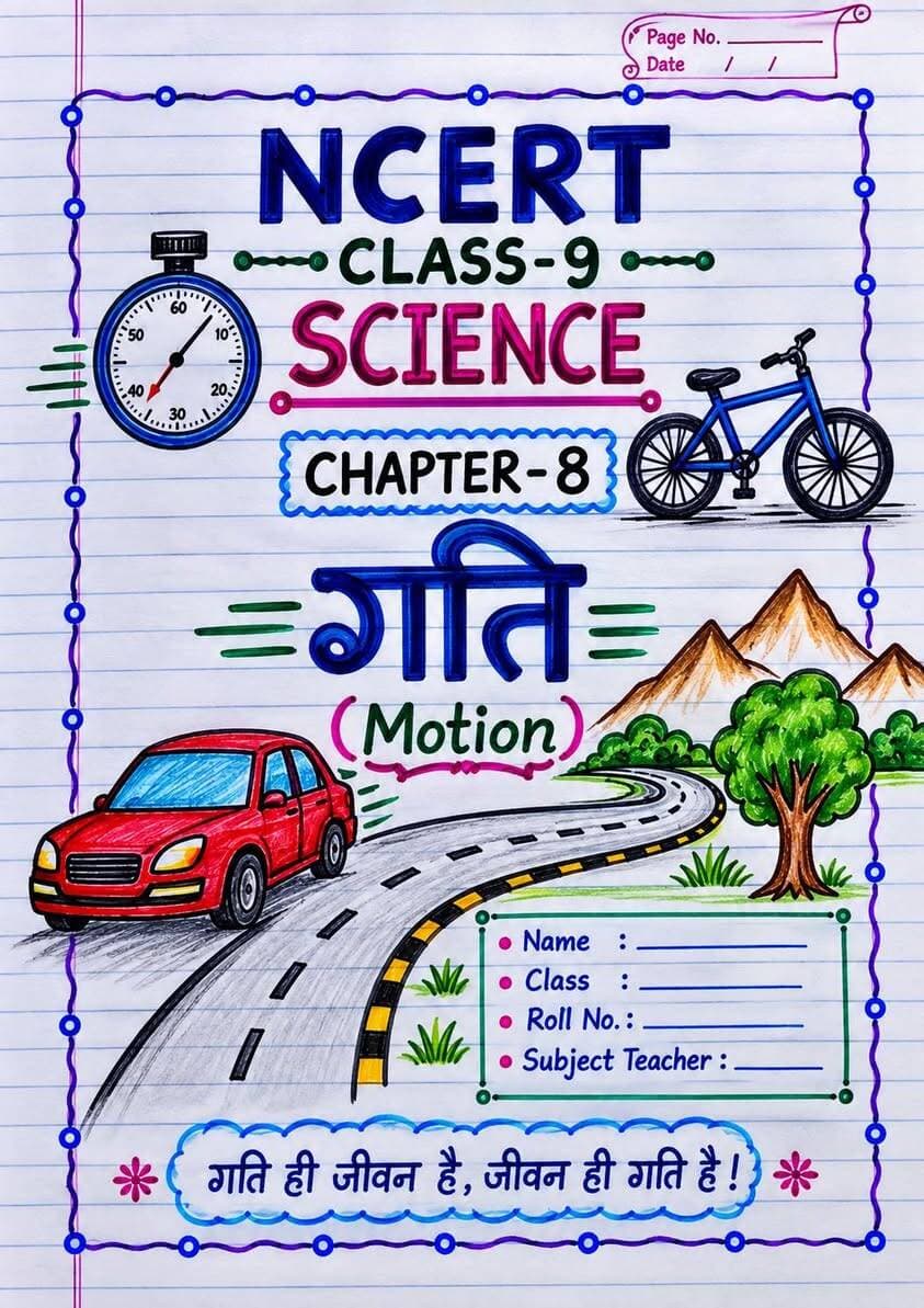 📚 NCERT Class 9 Science | Chapter 8 – गति (Motion)
पढ़ाई को आसान और यादगार बनाने के लिए तैयार किए गए सुंदर, हस्तलिखित नोट्स का कवर पेज। ✨
अगर आपको भी ऐसे टॉपर स्टाइल नोट्स पसंद हैं, तो पोस्ट को ❤️ करें, शेयर करें और आगे के नोट्स के लिए पेज को फॉलो करना न भूलें। 📖
#NCERT #Class9Science #गति #Motion #ScienceNotes #HandwrittenNotes #StudyNotes #Class9 #BiharBoard #ExamPreparation #Education #Studygram #BKRajClasses