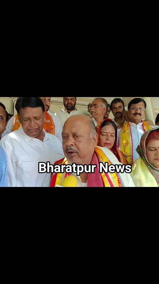भरतपुर - भाजपा का बनेगा मेयर पूर्व विधायक विजय बंसल का दावा..51 पार्षद हमारे पास.. फालतू में अन्य प्रत्याशी भर रहे हैं फॉर्म...!.