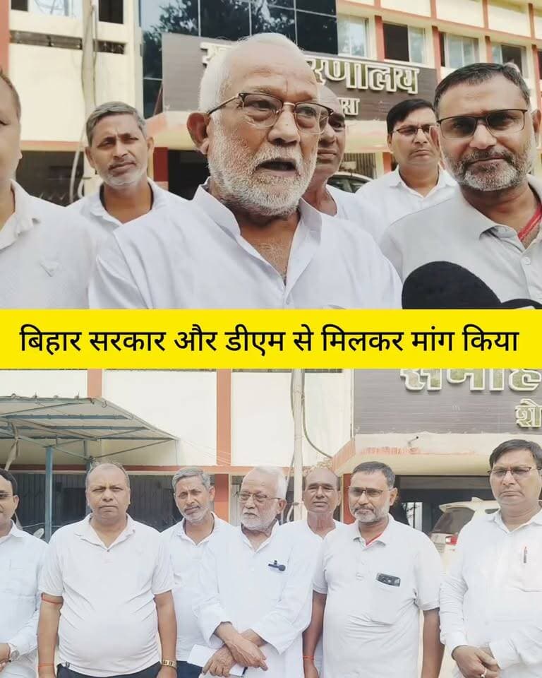 बाढ़ क्षेत्र घोषित कराने की मांग किया जितेन्द्र नाथ।