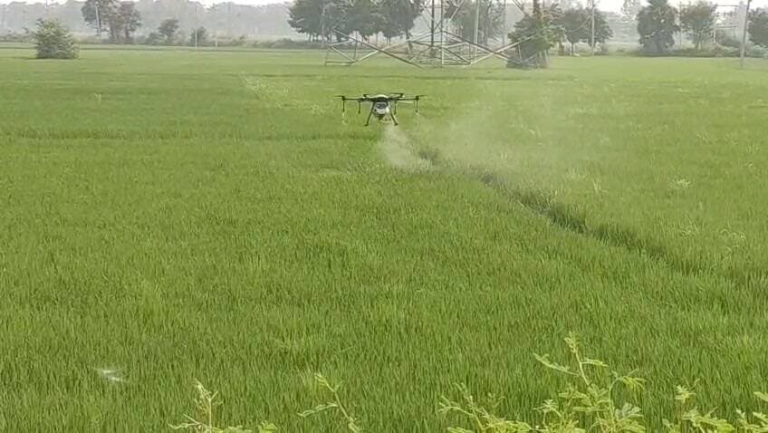 ड्रोन से फसल सुरक्षा की नई उड़ान, किसानों को मिलेगी छिड़काव की सुविधा
लखीसराय। खेती को आधुनिक तकनीक से जोड़ने के उद्देश्य से कृषि विभाग के पौधा संरक्षण संभाग की ओर से जिले में ड्रोन से फसल छिड़काव को बढ़ावा दिया जा रहा है। जिले में 3675 एकड़ क्षेत्र में ड्रोन से छिड़काव का लक्ष्य निर्धारित किया गया है। इसके विरुद्ध अब तक किसानों ने 1500 एकड़ के लिए आवेदन किया है।
वर्तमान खरीफ मौसम में हलसी, रामगढ़ चौक और लखीसराय प्रखंड के धान उत्पादक क्षेत्रों में कीट, रोग और खरपतवार प्रबंधन के साथ जरूरत के अनुसार तरल उर्वरकों का ड्रोन से छिड़काव कराया जा रहा है। इससे किसानों को कम समय और कम पानी में समान रूप से छिड़काव की सुविधा मिल रही है।
सहायक निदेशक, पौधा संरक्षण अंकित आनंद ने बताया कि पारंपरिक तरीके से छिड़काव में अधिक समय और श्रम लगता है। ड्रोन से एक एकड़ में मात्र 5 से 6 मिनट में करीब 10 लीटर पानी के माध्यम से समान छिड़काव किया जा सकता है। इससे समय, श्रम, पानी और कीटनाशी की बचत होती है। साथ ही किसान को खेत में प्रवेश किए बिना फसल पर पौधा संरक्षण सामग्री का छिड़काव करने की सुविधा मिलती है।
विभाग के अनुसार ड्रोन से छिड़काव की लागत 419 रुपये प्रति एकड़ है, जबकि किसानों को 50 प्रतिशत अनुदानित दर पर 410 रुपये प्रति एकड़ का भुगतान करना होगा। शेष राशि सरकार की ओर से अनुदान के रूप में दी जाएगी। किसान मनीष कुमार, प्रदीप कुमार, राजादेव कुमार, सावित्री देवी, अशोक कुमार और शिववालक पासवान ने आधुनिक तकनीक के प्रति उत्साह जताया।
रैयत एवं गैर-रैयत किसान कृषि विभाग के डीबीटी पोर्टल पर स्वघोषणा पत्र के साथ आवेदन कर योजना का लाभ ले सकते हैं। विभाग ने किसानों से समेकित कीट प्रबंधन (आईपीएम), संतुलित उर्वरक उपयोग और वैज्ञानिक फसल प्रबंधन अपनाने की अपील की है।