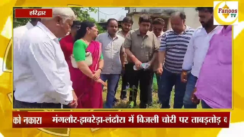 सीएम धामी के जन्मदिन पर रुड़की में सेवा संकल्प, पौधरोपण और फल वितरण