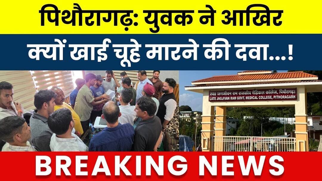 पिथौरागढ़: युवक ने आखिर क्यों खाई चूहे मारने की दवा...! #breakingnews #uttarakhandnews #newsupdate |