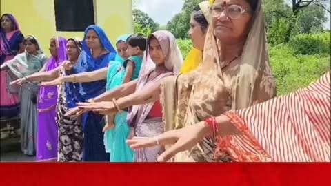 मोहन बड़ोदिया में पोषण माह कार्यक्रम आयोजित, महिलाओं को दिलाई पोषण व स्वच्छता की शपथ