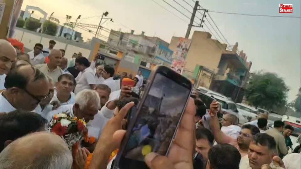 बावल में गरजे#दीपेंद्र हुड्डा#भाजपा की फूट से लेकर गुरुग्राम के जाम#जलभराव तक साधा निशाना